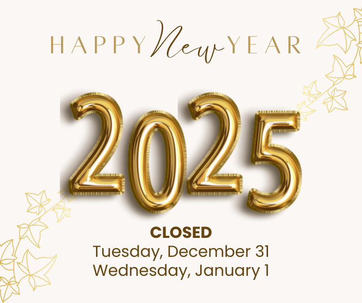 Closed New Year 2025