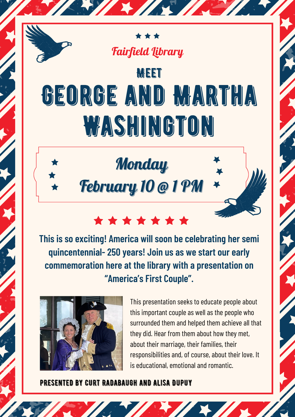 George And Matha Washington_FEb 6. 2025